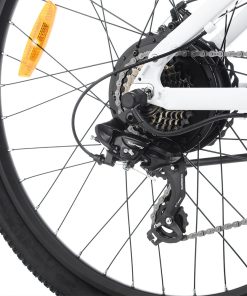 KAISDA K1-V Electric Bike 26 Inch Foldable Mountain Bike 250W Motor 25Km/h Max Speed 36V 10.4Ah Battery 70KM Max Range 120KG Max Load - White -rockbros-shop KAISDA K1 V Electric Bike 26 Mountain Bike White 506520 5