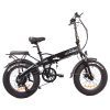 KAISDA K2 Pro Folding Electric Moped Bike Mountain Bicycle 20*4.0 Inch Fat Tire Bafang 350W Motor Max Speed 25Km/h 48V 12.8AH Battery Max Load 150KG SHIMANO 21 Speed APP Control - Black 2 KAISDA K2 Pro Folding Electric Moped Bike Mountain Bicycle 20*4.0 Inch Fat Tire Bafang 350W Motor Max Speed 25Km/h 48V 12.8AH Battery Max Load 150KG SHIMANO 21 Speed APP Control - Black -rockbros-shop KAISDA K2 Pro 20 4 0 inch Fat Tire Folding Electric Moped Bike 509053 0