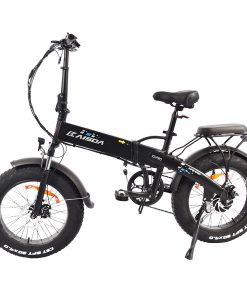 KAISDA K2 Pro Folding Electric Moped Bike Mountain Bicycle 20*4.0 Inch Fat Tire Bafang 350W Motor Max Speed 25Km/h 48V 12.8AH Battery Max Load 150KG SHIMANO 21 Speed APP Control - Black -rockbros-shop KAISDA K2 Pro 20 4 0 inch Fat Tire Folding Electric Moped Bike 509053 1