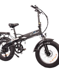 KAISDA K2 Pro Folding Electric Moped Bike Mountain Bicycle 20*4.0 Inch Fat Tire Bafang 350W Motor Max Speed 25Km/h 48V 12.8AH Battery Max Load 150KG SHIMANO 21 Speed APP Control - Black -rockbros-shop KAISDA K2 Pro 20 4 0 inch Fat Tire Folding Electric Moped Bike 509053 2