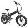 KAISDA K2P PRO Folding Electric Moped Bike 20*4.0 Inch Fat Tire Bafang 750W Motor 48V 15Ah Battery 25Km/h Speed Shimano 7 Speed 130KG Max Load - Orange Blue -rockbros-shop KAISDA K2P PRO Folding Electric Bike Orange Blue 519490 1