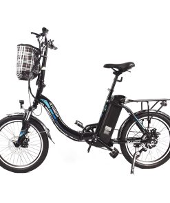 KAISDA K7 Folding Electric Moped Bike 20*1.95 Inch Tire 350W Motor 25-28Km/h Max Speed Mountain Bicycle SHIMANO 21-Speed APP Control - Black -rockbros-shop KAISDA K7 20 1 95 inch Folding Electric Moped Bike Black 513500 2