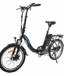 KAISDA K7 Folding Electric Moped Bike 20*1.95 Inch Tire 350W Motor 25-28Km/h Max Speed Mountain Bicycle SHIMANO 21-Speed APP Control - Black 11 KAISDA K7 Folding Electric Moped Bike 20*1.95 Inch Tire 350W Motor 25-28Km/h Max Speed Mountain Bicycle SHIMANO 21-Speed APP Control - Black -rockbros-shop KAISDA K7 20 1 95 inch Folding Electric Moped Bike Black 513500 3