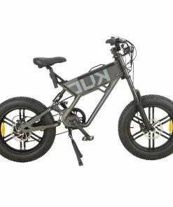 KUGOO T01 Electric Bicycle 48V 500W Motor 13Ah Battery 20*4.0 Inch Fat Tires 38Km/h Max Speed Shimano 7-Speed Gears Hydraulic Brakes 50-65KM Mileage 150KG Load Electric Mountain Bike - Grey