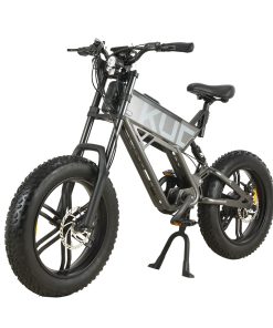 KUGOO T01 Electric Bicycle 48V 500W Motor 13Ah Battery 20*4.0 Inch Fat Tires 38Km/h Max Speed Shimano 7-Speed Gears Hydraulic Brakes 50-65KM Mileage 150KG Load Electric Mountain Bike - Grey 4 KUGOO T01 Electric Bicycle 48V 500W Motor 13Ah Battery 20*4.0 Inch Fat Tires 38Km/h Max Speed Shimano 7-Speed Gears Hydraulic Brakes 50-65KM Mileage 150KG Load Electric Mountain Bike - Grey -rockbros-shop KUGOO T01 Electric Bicycle 48V 500W Motor 13Ah Battery Grey 517459 2