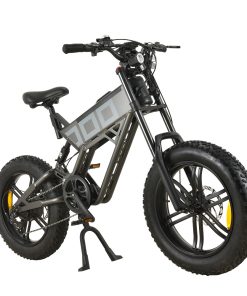 KUGOO T01 Electric Bicycle 48V 500W Motor 13Ah Battery 20*4.0 Inch Fat Tires 38Km/h Max Speed Shimano 7-Speed Gears Hydraulic Brakes 50-65KM Mileage 150KG Load Electric Mountain Bike - Grey 5 KUGOO T01 Electric Bicycle 48V 500W Motor 13Ah Battery 20*4.0 Inch Fat Tires 38Km/h Max Speed Shimano 7-Speed Gears Hydraulic Brakes 50-65KM Mileage 150KG Load Electric Mountain Bike - Grey -rockbros-shop KUGOO T01 Electric Bicycle 48V 500W Motor 13Ah Battery Grey 517459 3