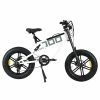 KUGOO T01 Electric Bicycle 48V 500W Motor 13Ah Battery 20*4.0 Inch Fat Tires 38Km/h Max Speed Shimano 7-Speed Gears Hydraulic Brakes 50-65KM Mileage 150KG Load Electric Mountain Bike - White 1 KUGOO T01 Electric Bicycle 48V 500W Motor 13Ah Battery 20*4.0 Inch Fat Tires 38Km/h Max Speed Shimano 7-Speed Gears Hydraulic Brakes 50-65KM Mileage 150KG Load Electric Mountain Bike - White -rockbros-shop KUGOO T01 Electric Bicycle 48V 500W Motor 13Ah Battery White 517458 0