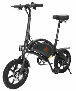 KugooKirin V1 (KIRIN B2) Folding Moped Electric Bike With Pedals 400W Brushless Motor Max Speed 45km/h 7.5AH Lithium Battery Disc Brake 14 Inch Pneumatic Tires Smart App Control Child Saddle - Black 10 KugooKirin V1 (KIRIN B2) Folding Moped Electric Bike With Pedals 400W Brushless Motor Max Speed 45km/h 7.5AH Lithium Battery Disc Brake 14 Inch Pneumatic Tires Smart App Control Child Saddle - Black -rockbros-shop KUGOO V1 Folding Moped Electric Bike 12 Inch Black 466017 2 1