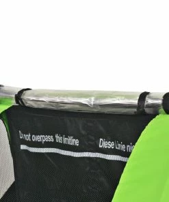 Kids' Bicycle Trailer Grey And Green 30 Kg -rockbros-shop Kids Bicycle Trailer Grey and Green 30 kg 432993 2