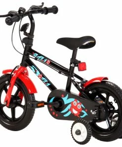 Kids Bike 12 Inch Black And Red 10 Kids Bike 12 Inch Black And Red -rockbros-shop Kids Bike 12 inch Black and Red 427152 2
