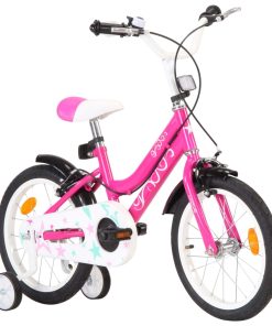 Kids Bike 16 Inch Black And Pink -rockbros-shop Kids Bike 16 inch Black and Pink 427196 1