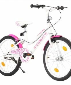 Kids Bike 20 Inch Pink And White
