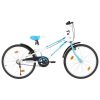 Kids Bike 24 Inch Blue And White 2 Kids Bike 24 Inch Blue And White -rockbros-shop Kids Bike 24 inch Blue and White 488366 0