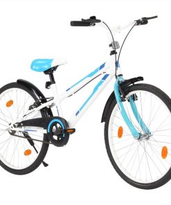 Kids Bike 24 Inch Blue And White -rockbros-shop Kids Bike 24 inch Blue and White 488366 3