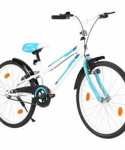 Kids Bike 24 Inch Blue And White -rockbros-shop Kids Bike 24 inch Blue and White 488366 3