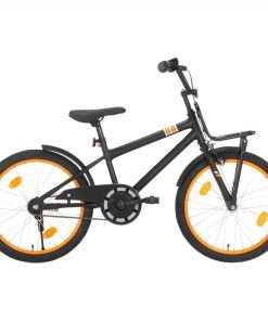 Kids Bike With Front Carrier 20 Inch Black And Orange 4 Kids Bike With Front Carrier 20 Inch Black And Orange -rockbros-shop Kids Bike with Front Carrier 20 inch Black and Orange 487508 2
