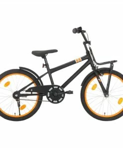 Kids Bike With Front Carrier 20 Inch Black And Orange 10 Kids Bike With Front Carrier 20 Inch Black And Orange -rockbros-shop Kids Bike with Front Carrier 20 inch Black and Orange 487508 2