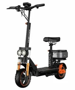 KugooKirin KuKirin M5 Pro Electric Scooter 1000W Motor 52Km/h Max Speed 48V 20Ah Battery With 70KM Range, Dual Disc Brakes, 7 Lights, Multiple Speed Modes 120KG Max Load With Detachable Seat