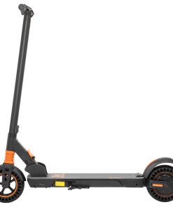 KugooKirin S1 Pro 8 Inch Solid Honeycomb Tire Folding Electric Scooter 350W Motor LED Display Screen 3 Speed Modes Max 30km/h - Black