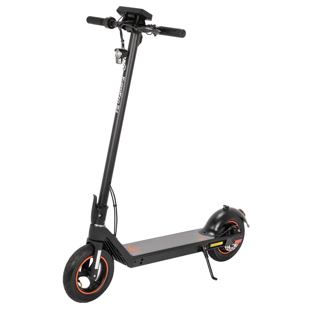 KugooKirin S4 10 Inch Pneumatic Tire Folding Electric Scooter Big Touch Dashboard 10Ah Battery 350W Motor 3 Speed Modes Max 35km/h 40KM Max Range EABS+Rear Disc Brake Easily Folded - Black 4 KugooKirin S4 10 Inch Pneumatic Tire Folding Electric Scooter Big Touch Dashboard 10Ah Battery 350W Motor 3 Speed Modes Max 35km/h 40KM Max Range EABS+Rear Disc Brake Easily Folded - Black - Image 2