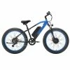 LANKELEISI MG740 PLUS Electric Bike 26*4.0'' Tires 1000W*2 Dual Motor 20Ah Battery 49km/h Max Speed - Black & Blue -rockbros-shop LANKELEISI MG740 PLUS Electric Bike Black Blue 516947 0