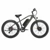 LANKELEISI MG740 PLUS Electric Bike 26*4.0'' Tires 1000W*2 Dual Motor 20Ah Battery 49km/h Max Speed - Black & Grey