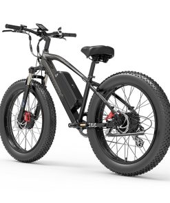 LANKELEISI MG740 PLUS Electric Bike 26*4.0'' Tires 1000W*2 Dual Motor 20Ah Battery 49km/h Max Speed - Black & Grey -rockbros-shop LANKELEISI MG740 PLUS Electric Bike Black Grey 516946 3