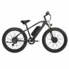 LANKELEISI MG740 PLUS Electric Bike 26*4.0'' Tires 1000W*2 Dual Motor 20Ah Battery 49km/h Max Speed - Black & Grey -rockbros-shop LANKELEISI MG740 PLUS Electric Bike Black Grey 519176 0
