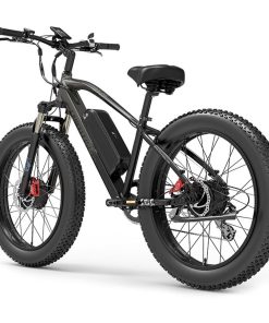 LANKELEISI MG740 PLUS Electric Bike 26*4.0'' Tires 1000W*2 Dual Motor 20Ah Battery 49km/h Max Speed - Black & Grey -rockbros-shop LANKELEISI MG740 PLUS Electric Bike Black Grey 519176 3