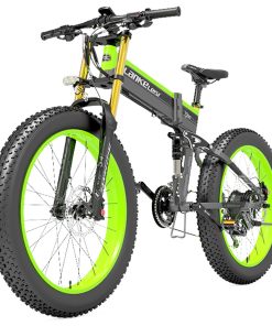LANKELEISI T750 Plus Big Fork Electric Bike 26*4.0 Inch Fat Tire 1000W Motor 40Km/h Max Speed 48V 17.5Ah Battery 100KM Range Shimano 27-Speed 180KG Max Load - Green 3 LANKELEISI T750 Plus Big Fork Electric Bike 26*4.0 Inch Fat Tire 1000W Motor 40Km/h Max Speed 48V 17.5Ah Battery 100KM Range Shimano 27-Speed 180KG Max Load - Green -rockbros-shop LANKELEISI T750 Plus Big Fork Electric Bike 17 5Ah Battery Green 502676 1