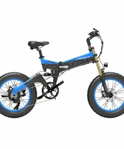 LANKELEISI X3000 Plus Folding Electric Mountain Bike Big Fork 20*4.0 Inch Fat Tires 48V 1000W Motor 17.5Ah Battery 43Km/h Max Speed Shimano 7-Speed Gear IP54 Waterproof - Black & Blue 8 LANKELEISI X3000 Plus Folding Electric Mountain Bike Big Fork 20*4.0 Inch Fat Tires 48V 1000W Motor 17.5Ah Battery 43Km/h Max Speed Shimano 7-Speed Gear IP54 Waterproof - Black & Blue -rockbros-shop LANKELEISI X3000 Plus Folding Electric Mountain Bike Big Blue 516918 0