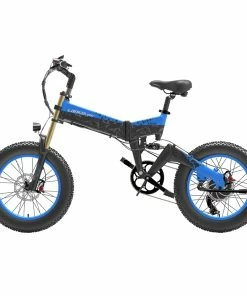 LANKELEISI X3000 Plus Folding Electric Mountain Bike Big Fork 20*4.0 Inch Fat Tires 48V 1000W Motor 17.5Ah Battery 43Km/h Max Speed Shimano 7-Speed Gear IP54 Waterproof - Black & Blue 9 LANKELEISI X3000 Plus Folding Electric Mountain Bike Big Fork 20*4.0 Inch Fat Tires 48V 1000W Motor 17.5Ah Battery 43Km/h Max Speed Shimano 7-Speed Gear IP54 Waterproof - Black & Blue -rockbros-shop LANKELEISI X3000 Plus Folding Electric Mountain Bike Big Blue 516918 1