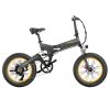 LANKELEISI X3000 Plus Folding Electric Mountain Bike 20*4.0 Inch Fat Tires 1000W Motor 40Km/h Max Speed 48V 17.5Ah Battery 100KM Range 180KG Max Load Shimano 7 Speed Double Shock Absorption - Grey 2 LANKELEISI X3000 Plus Folding Electric Mountain Bike 20*4.0 Inch Fat Tires 1000W Motor 40Km/h Max Speed 48V 17.5Ah Battery 100KM Range 180KG Max Load Shimano 7 Speed Double Shock Absorption - Grey -rockbros-shop LANKELEISI X3000 Plus Folding Electric Mountain Bike Grey 502671 0