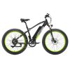 LANKELEISI XC4000 Electric Bike 26*4.0 Inch Fat Tires 1000W Motor 40Km/h Max Speed 48V 17.5Ah Battery Shimano 7 Speed 120Km Range 180Kg Max Load - Green -rockbros-shop LANKELEISI XC4000 Electric Bike 48V 1000W Motor Green 502660 0