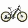 LANKELEISI XC4000 Electric Bike 26*4.0 Inch Fat Tires 1000W Motor 40Km/h Max Speed 48V 17.5Ah Battery Shimano 7 Speed 120Km Range 1800Kg Max Load - Yellow -rockbros-shop LANKELEISI XC4000 Electric Bike 48V 1000W Motor Yellow 502659 0