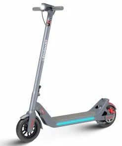LEQISMART A8 Folding Electric Scooter 350W Motor 36V/10.4Ah Battery 9 Inch Tire - Gray