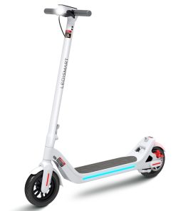 LEQISMART A8 Folding Electric Scooter 350W Motor 36V/10.4Ah Battery 9 Inch Tire - White