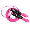 LI-NING Counting Electronic Skipping Rope 2.8m Length Adjustable HD Display Durable Wire Rope Double Button ABS Anti-slip Handle Four Modes - Pink -rockbros-shop LI NING Double Button Counting Electronic Skipping Rope Pink 889979