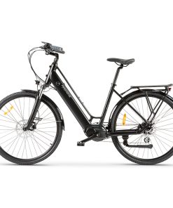 MAGMOVE CEH55M 28 Inch City Electric Bike Bafang Mid-Drive 250W Motor 25Km/h Speed 36V 13Ah LISHEN Detachable Battery 100KM Max Range 150KG Load Double Disc Brakes Shimano 8-Speed Gear Front Shock Absorption - Step Thru -rockbros-shop MAGMOVE CEH55M 28 City E bike for Female 517070 1