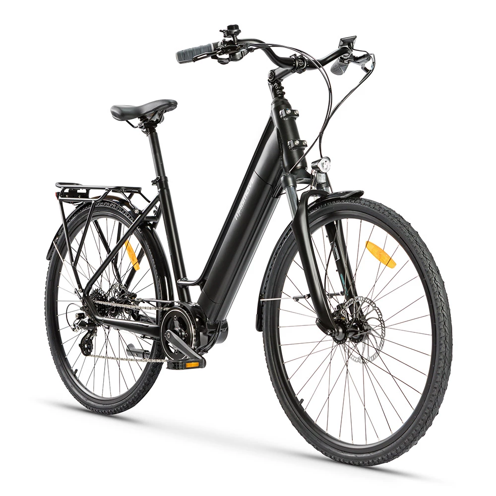 MAGMOVE CEH55M 28 Inch City Electric Bike Bafang Mid-Drive 250W Motor 25Km/h Speed 36V 13Ah LISHEN Detachable Battery 100KM Max Range 150KG Load Double Disc Brakes Shimano 8-Speed Gear Front Shock Absorption - Step Thru 6 MAGMOVE CEH55M 28 Inch City Electric Bike Bafang Mid-Drive 250W Motor 25Km/h Speed 36V 13Ah LISHEN Detachable Battery 100KM Max Range 150KG Load Double Disc Brakes Shimano 8-Speed Gear Front Shock Absorption - Step Thru - Image 4