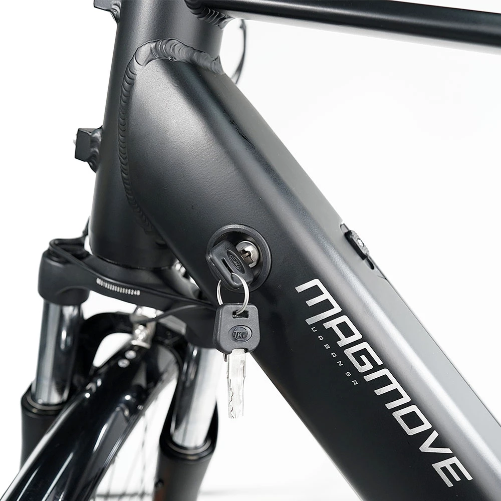 MAGMOVE CEH55M 28 Inch City Electric Bike Bafang Mid-Drive 250W Motor 25Km/h Speed 36V 13Ah LISHEN Detachable Battery 100KM Max Range 150KG Load Double Disc Brakes Shimano 8-Speed Gear Front Shock Absorption - Step Thru 7 MAGMOVE CEH55M 28 Inch City Electric Bike Bafang Mid-Drive 250W Motor 25Km/h Speed 36V 13Ah LISHEN Detachable Battery 100KM Max Range 150KG Load Double Disc Brakes Shimano 8-Speed Gear Front Shock Absorption - Step Thru - Image 5