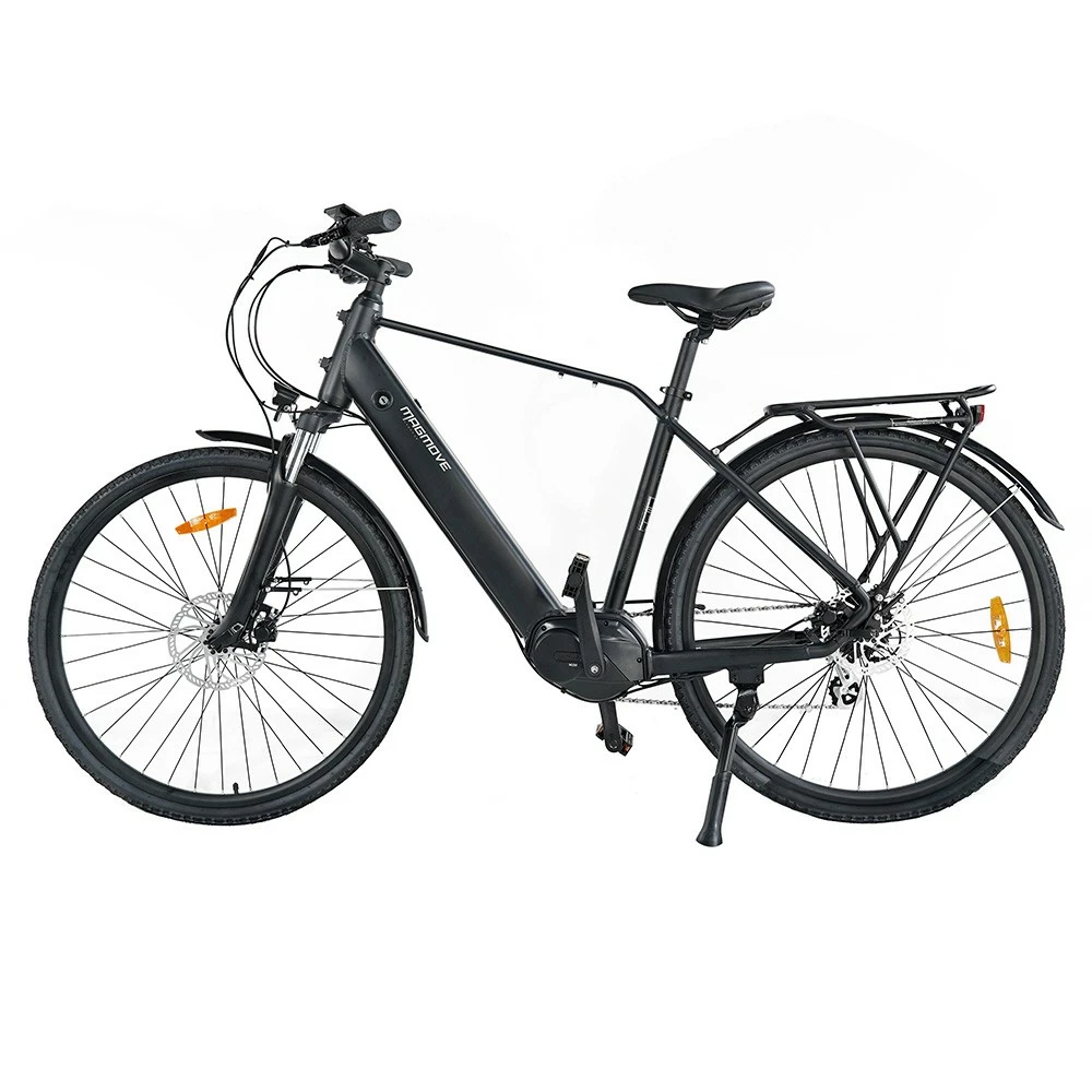 MAGMOVE CEH55M 28 Inch City Electric Bike Bafang Mid-Drive 250W Motor 25Km/h Speed 36V 13Ah LISHEN Detachable Battery 100KM Max Range 150KG Load Double Disc Brakes Shimano 8-Speed Gear Front Shock Absorption - Step Over 4 MAGMOVE CEH55M 28 Inch City Electric Bike Bafang Mid-Drive 250W Motor 25Km/h Speed 36V 13Ah LISHEN Detachable Battery 100KM Max Range 150KG Load Double Disc Brakes Shimano 8-Speed Gear Front Shock Absorption - Step Over - Image 2