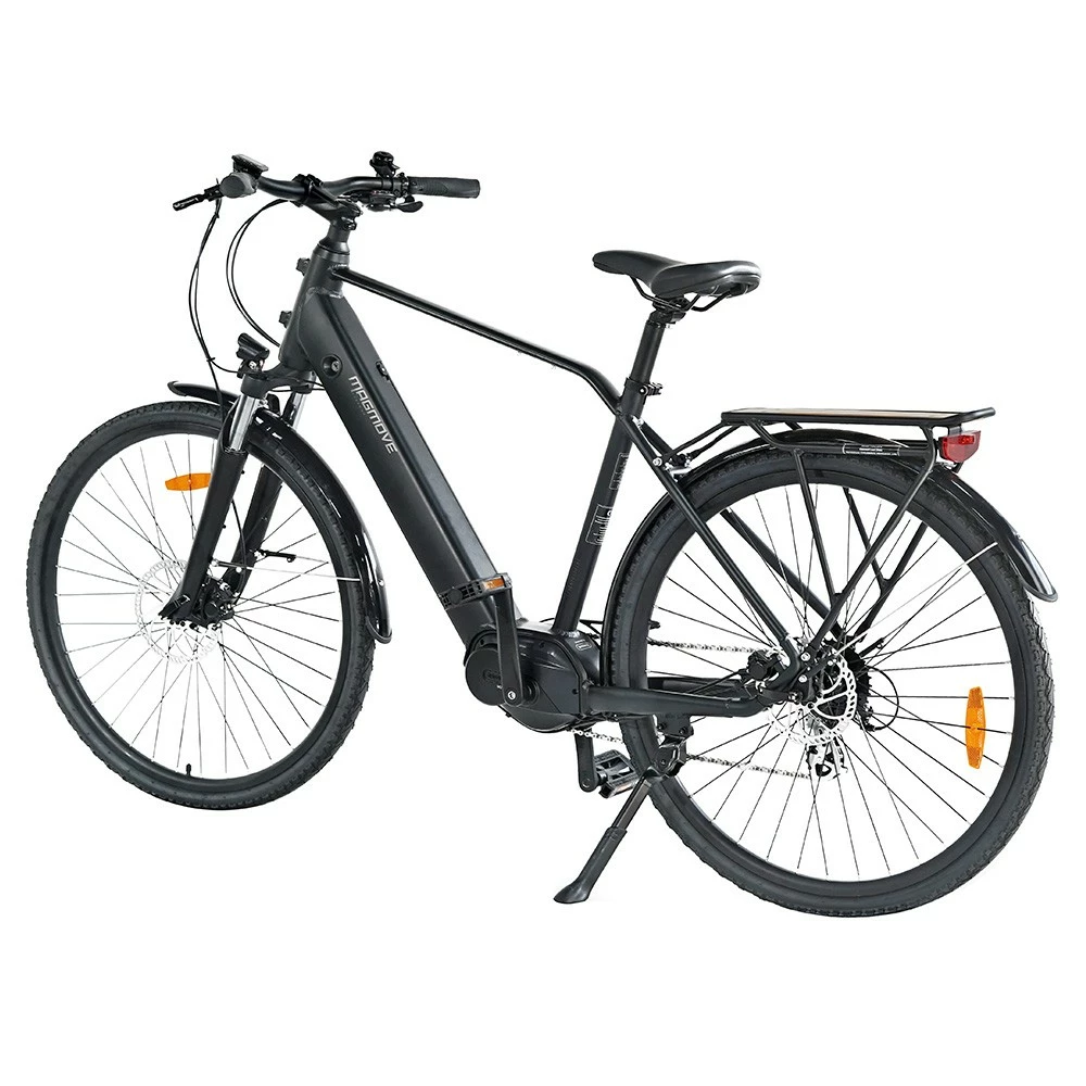 MAGMOVE CEH55M 28 Inch City Electric Bike Bafang Mid-Drive 250W Motor 25Km/h Speed 36V 13Ah LISHEN Detachable Battery 100KM Max Range 150KG Load Double Disc Brakes Shimano 8-Speed Gear Front Shock Absorption - Step Over 5 MAGMOVE CEH55M 28 Inch City Electric Bike Bafang Mid-Drive 250W Motor 25Km/h Speed 36V 13Ah LISHEN Detachable Battery 100KM Max Range 150KG Load Double Disc Brakes Shimano 8-Speed Gear Front Shock Absorption - Step Over - Image 3