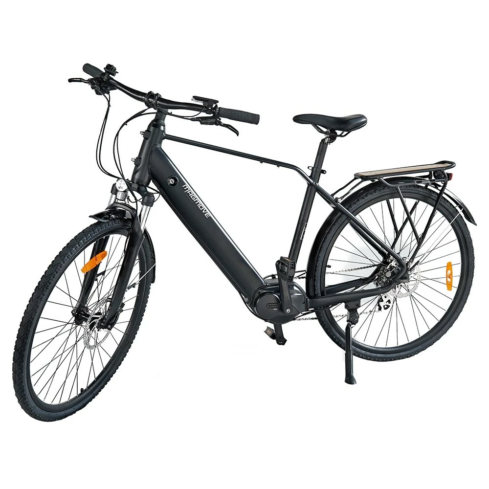 MAGMOVE CEH55M 28 Inch City Electric Bike Bafang Mid-Drive 250W Motor 25Km/h Speed 36V 13Ah LISHEN Detachable Battery 100KM Max Range 150KG Load Double Disc Brakes Shimano 8-Speed Gear Front Shock Absorption - Step Over 3 MAGMOVE CEH55M 28 Inch City Electric Bike Bafang Mid-Drive 250W Motor 25Km/h Speed 36V 13Ah LISHEN Detachable Battery 100KM Max Range 150KG Load Double Disc Brakes Shimano 8-Speed Gear Front Shock Absorption - Step Over