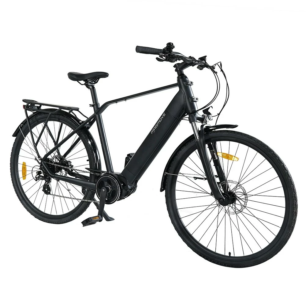 MAGMOVE CEH55M 28 Inch City Electric Bike Bafang Mid-Drive 250W Motor 25Km/h Speed 36V 13Ah LISHEN Detachable Battery 100KM Max Range 150KG Load Double Disc Brakes Shimano 8-Speed Gear Front Shock Absorption - Step Over 6 MAGMOVE CEH55M 28 Inch City Electric Bike Bafang Mid-Drive 250W Motor 25Km/h Speed 36V 13Ah LISHEN Detachable Battery 100KM Max Range 150KG Load Double Disc Brakes Shimano 8-Speed Gear Front Shock Absorption - Step Over - Image 4