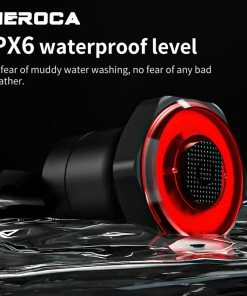 MEROCA WR25 Smart Bike Seatpost Tail Light Brake Sensing Bicycle Rear Flashlight With 500mAh Battery 4 Light Modes -rockbros-shop MEROCA WR25 Bike Seatpost Smart Brake Sensing Tail Light 498612 2