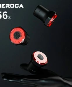 MEROCA WR25 Smart Bike Seatpost Tail Light Brake Sensing Bicycle Rear Flashlight With 500mAh Battery 4 Light Modes -rockbros-shop MEROCA WR25 Bike Seatpost Smart Brake Sensing Tail Light 498612 3