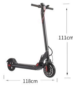 MICROGO M5 8.5 Inch Electric Scooter 350W Motor 7.5Ah Battery 28km/h Max Speed 100kg Load - Black -rockbros-shop MICROGO M5 8 5 inch Electric Scooter black 509266 4
