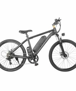 Mankeel MK010 Electric Bike With Dual Disc Brakes 26 Inch Tires 350W Motor 7-Speed Gears 36V 10.4Ah Battery 40-50 Range Moped Bicycle