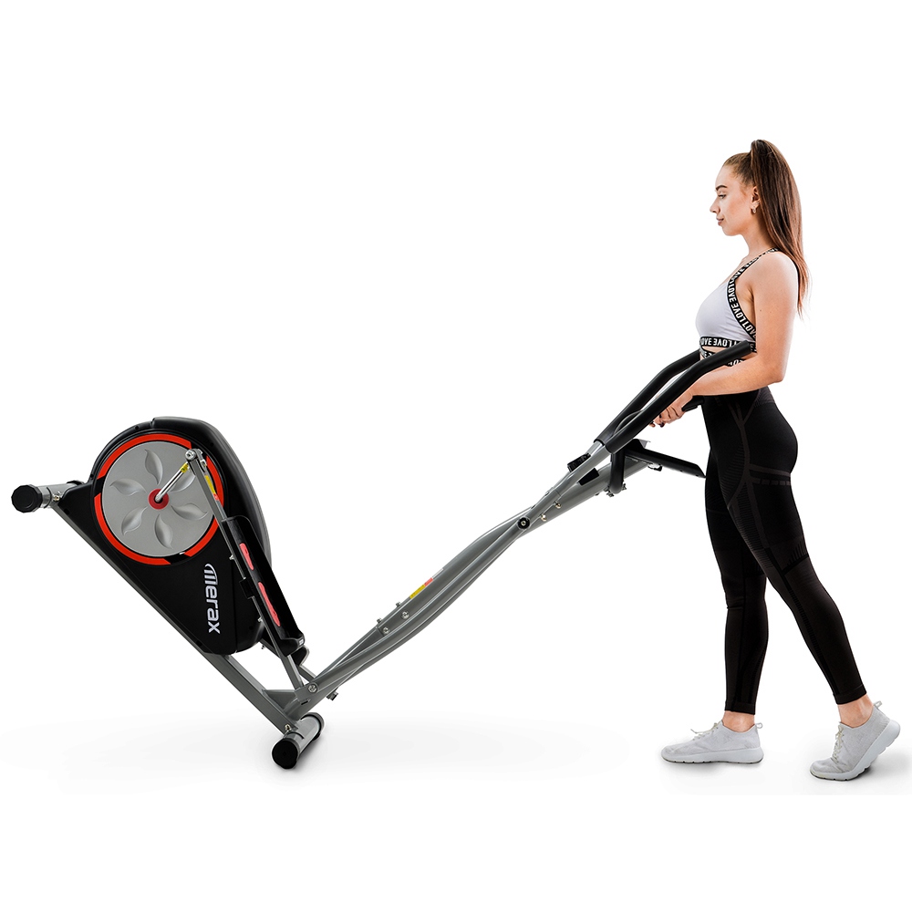 Merax Cross Portable Trainer Elliptical with LCD Display Equipment Stand For Home Exercises 8 Levels - Silver Merax Cross Portable Trainer Elliptical With LCD Display Equipment Stand For Home Exercises 8 Levels - Silver -rockbros-shop Merax Cross Portable Trainer Elliptical with LCD Display 426386 2 1